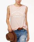 Ban. Do Cotton Pink Skies Up Ahead Graphic Tank Top