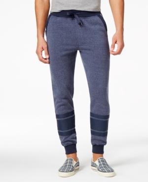 Ring Of Fire Men's Colorblocked Fleece Jogger Pants