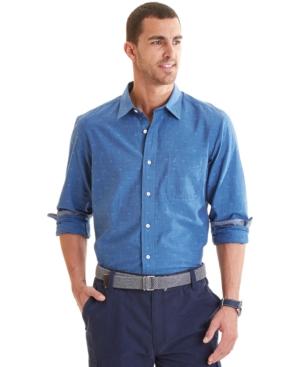 Nautica Slim-fit Chambray Dobby Shirt