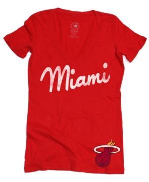 Sportiqe Women's Short-sleeve Miami Heat Slim-fit T-shirt