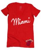 Sportiqe Women's Short-sleeve Miami Heat Slim-fit T-shirt