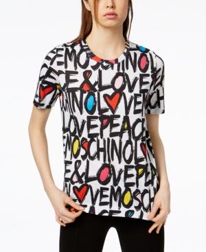 Love Moschino Cotton Printed Logo T-shirt