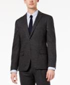 Bar Iii Men's Slim-fit Gray Knit Suit Jacket, Created For Macy's