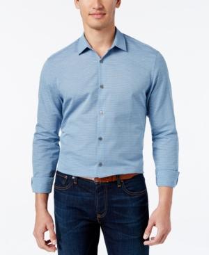 Alfani Red Men's Big And Tall Horizon Long-sleeve Shirt, Only At Macy's