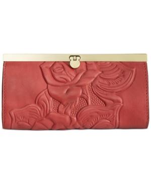 Patricia Nash Tooled Rose Cauchy Wallet