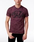 Ring Of Fire Men's Walking Bear Graphic-print Cotton T-shirt, Only At Macy's