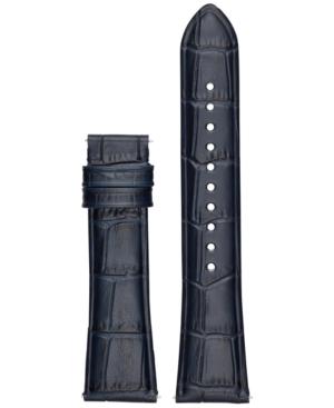 Emporio Armani Connected Blue Leather Smart Watch Strap