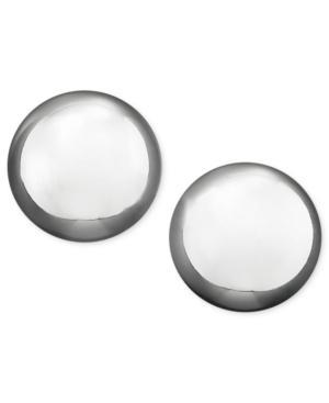 Lauren Ralph Lauren Silver-tone Metal Bead Stud (10 Mm) Earrings