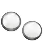 Lauren Ralph Lauren Silver-tone Metal Bead Stud (10 Mm) Earrings
