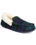 Club Room Men's Slippers, Suede Sherpa Lined Loafer