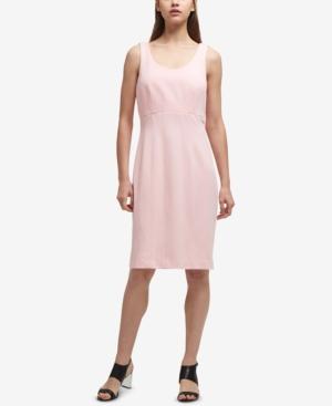 Dkny Stitch-detail Sheath Dress, Created For Macy's