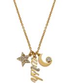 Kate Spade New York 12k Gold-plated Wish Charm Pendant Necklace