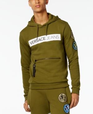 Versace Jeans Men's Felpa Hooded Sweatshirt