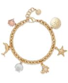 Charter Club Under The Sea Gold-tone Charm Bracelet, Only At Macy's