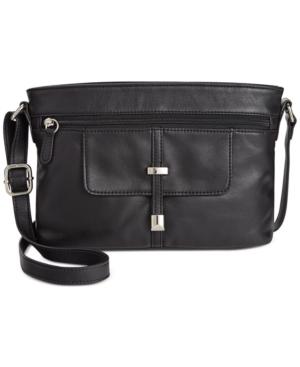 Giani Bernini Nappa Leather Belt Horizontal Crossbody, Created For Macy's