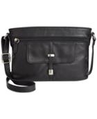 Giani Bernini Nappa Leather Belt Horizontal Crossbody, Created For Macy's