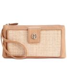 Giani Bernini Straw-look Woven Grab & Go Wristlet, Only At Macy's