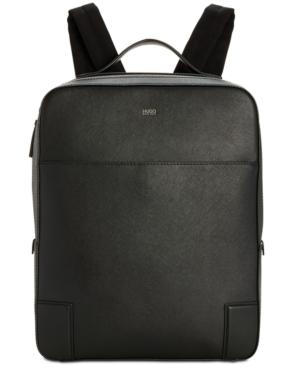 Hugo Boss Men's Leather Digital Backpack