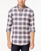 John Ashford Men's Long-sleeve Bold Plaid Shirt, Only At Macy's
