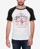 Lucky Brand Men's Martin Springs Graphic-print Raglan-sleeve Cotton T-shirt