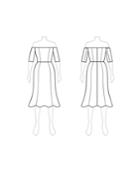 Customize: Switch To Petti Skirt - Fame And Partners Petti Length Off-the-shoulder Satin Dress