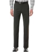 Perry Ellis Fine Stripe Flat-front Dress Pants