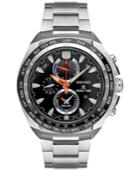 Seiko Men's Solar Chronograph Prospex World Time Stainless Steel Bracelet Watch 44mm Ssc487