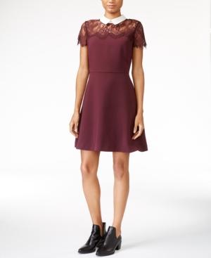 Maison Jules Lace-trim A-line Dress, Created For Macy's