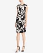 American Living Floral-print Slim-fit Dress