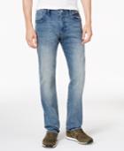 Armani Exchange Men's Relaxed Fit Light Wash Jeans
