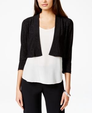 Calvin Klein Glitter Bolero Shrug