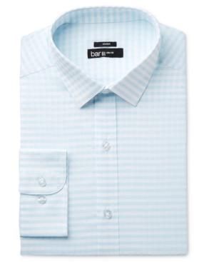 Bar Iii Men's Slim-fit Stretch Coral Twill Gingham Dress Shirt, Only At Macy's