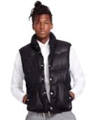 Denim & Supply Ralph Lauren Faux-leather Down Vest