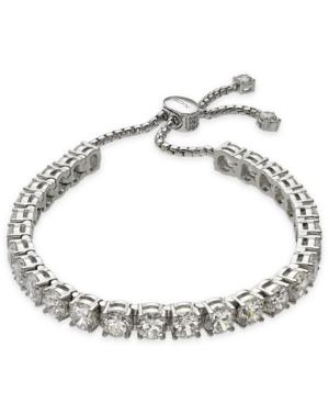 Danori Silver-tone Crystal Slider Bracelet, Created For Macy's