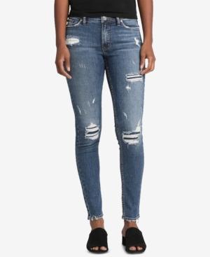 Silver Jeans Co. Bleecker Ripped Skinny Jeans