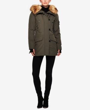 S13 Faux-fur-trim Down Parka