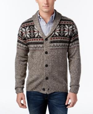 Tricots St Raphael Men's Big And Tall Shawl Collar Cardigan