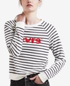 Levi's Striped Logo-graphic Sweatshirt