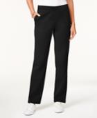 Karen Scott Active Straight-leg Sweatpants, Created For Macy's