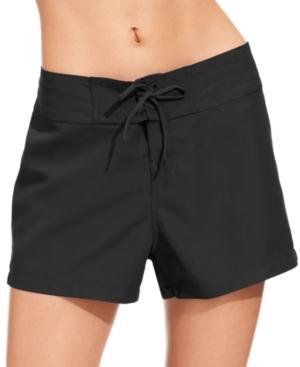 Island Escape Tie-front Board Shorts Women's Swimsuit