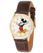Disney Mickey Mouse Men's Gold Cardiff Alloy Watch