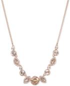 Givenchy Round And Marquise Crystal And Pave Collar Necklace