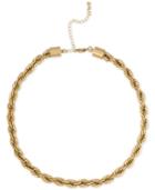 Rachel Rachel Roy Gold-tone Rope Collar Necklace