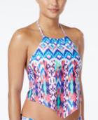 Kenneth Cole Reaction Scuba In Aruba Tankini Top Women's Swimsuit