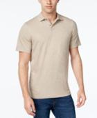 Tasso Elba Men's Heather Polo, Classic Fit, Only At Macy's
