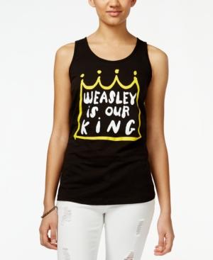 Bioworld Juniors' Weasley Graphic Tank Top