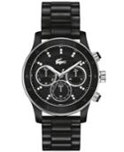 Lacoste Watch, Women's Chronograph Charlotte Black Tr90 Material Bracelet 40mm 2000806