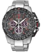 Seiko Men's Prospex Aviator Solar Chronograph Stainless Steel Bracelet Watch 44mm Ssc315