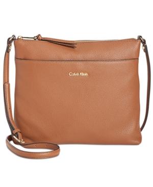 Calvin Klein Lily Pebble Leather Crossbody