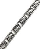 Men's Woven Bracelet In Stainless Steel